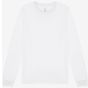 Bella Unisex jersey long sleeve tee white