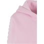 Build Your Brand Ladies Fluffy Zip Hoody Soft pink