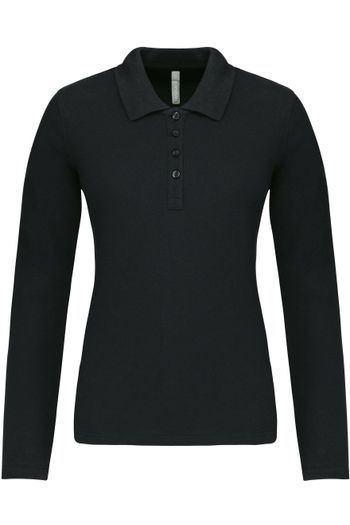 Image produit Polo piqué manches longues femme 