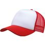 K-up Casquette Trucker - 5 panneaux white/red