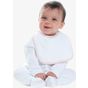 Larkwood Bavoir bébé LARKWOOD - white/pale_blue - taille_unique