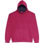 AWDis Just Hoods Kids Varsity Hoodie hot_pink/french_navy