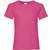 fruit of the loom Valueweight T Girls - fuchsia - 12/13ans