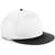 Beechfield Casquette snapback enfant white/black