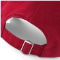 Beechfield Casquette en coton épais gratté Pro-style rouge classique