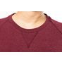 kariban Sweat-shirt BIO col rond manches raglan femme  wine_heather