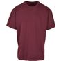 Build Your Brand Heavy Oversize Tee cherry
