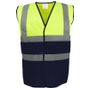 yoko Gilet haute visibilité bicolore hi_vis_yellow/navy