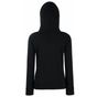 fruit of the loom Premium Hooded Sweat Jacket Lady-Fit noir