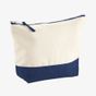 Westford Mill Trousse à accessoires en toile avec base colorée