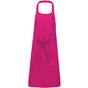 kariban Tablier coton sans poche fuchsia