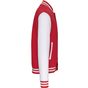 kariban Blouson molleton teddy Unisexe red/white