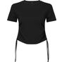 TriDri Crop-top froncé femme Tridri® black