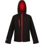 Regatta Kids' Ablaze 3-Layer Softshell Jacket black/classic_red