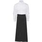 SG Accessories - Bistro Berlin Long Bistro Apron with Vent and Pocket black