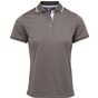 Premier Polo Coolchecker® contrasté pour femme dark_grey/silver