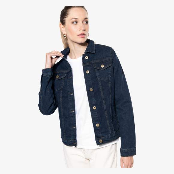 Blouson denim non doublé femme kariban