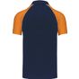 Kariban Polo Baseball navy/l.g./orange