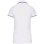 Kariban Polo maille piquée manches courtes femme white/navy/white