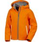 Result Veste Softshell Capuche Enfant neon_orange/grey