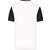 ProAct Maillot manches courtes bicolore adulte white/black