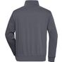 James&Nicholson Workwear Half Zip Sweat carbon