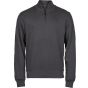 Tee Jays Ribbed Interlock Half Zip dark_grey