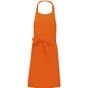 Kariban Tablier polycoton avec poche orange