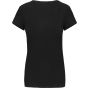Kariban T-shirt col rond manches courtes femme black