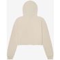 Bella Women's cropped fleece hoodie heather_dust