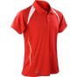 Spiro Men's Team Spirit Polo Shirt red/white