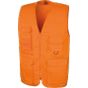 Result Safari Waistcoat orange