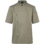 karlowsky Men's Short-Sleeve Chef Jacket Jeans-Style Vintage moss green