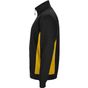 Velilla Sweat bicolore zippé black/yellow