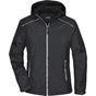 James&Nicholson Ladies´ Rain Jacket black/silver