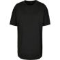 Build Your Brand Ladies Oversized Boyfriend Tee black