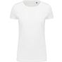 kariban T-shirt Supima® col rond manches courtes femme - white - L