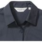 Russell Chemise en Popeline Polyester/Coton classique courtes allongées Femme french navy