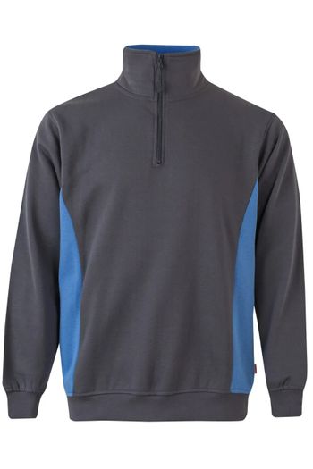 Image produit Sweat bicolore zippé
