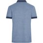 James&Nicholson Men´s Heather Polo blue_melange/navy