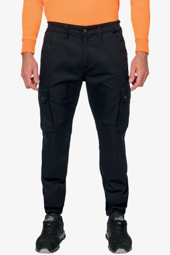 Image produit Pantalon cargo unisexe avec bas élastiqué