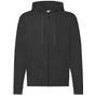 fruit of the loom Classic Hooded Sweat Jacket noir
