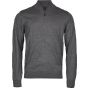 Tee Jays Half Zip Knit grey_melange