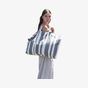 Kimood Sac fourre-tout recyclé - Motifs rayés