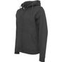 Build Your Brand Heavy Zip Hoody charcoal