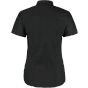 Kustom Kit Workwear Oxford Shirt Short Sleeve Black