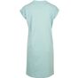 Build Your Brand Ladies Turtle Extended Shoulder Dress blue_mint