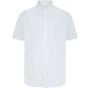 Henbury Men's short sleeved 'cotton feel' coolplus® shirt white