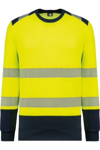 Image produit Sweat-shirt de sécurité recyclé col rond unisexe