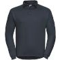 Russell Sweatshirt de travail col polo très résistant french navy